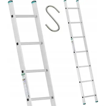 Žebřík Žebřík Abiko hliníkový 1 x 7 do 150 kg