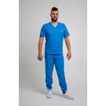 Scrubsheep Mikina Lékařská Halenka Pánská Pracovní Uniforma - Ocean Blue XL