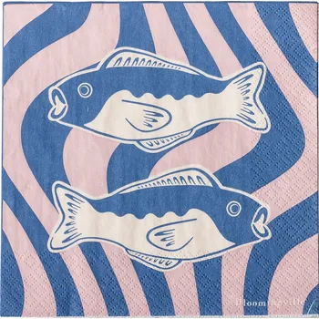 Papírový ubrousek Bloomingville, Papírové ubrousky Remy, 33 x 33 cm, 20 ks - Formadore