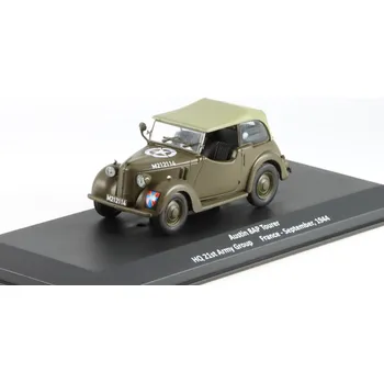 autíčko DeAgostini Austin 8AP Tourer HQ 21st Group France 1944 1:43 - časopis Vojenské automobily s modelem #26 Austin 8AP Tourer - kovový model auta