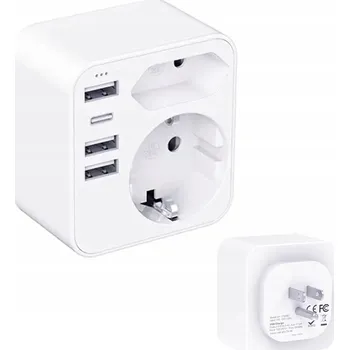 CESTOVNÍ ADAPTÉR UK DUBAJ 6V1 BRITSKÝ ADAPTÉR ZÁSTRČKA ZÁSUVKA