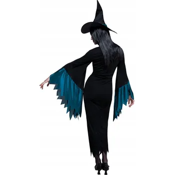 Karnevalový kostým KOSTÝM ČARODĚJNICE S ČEPICÍ - M HALLOWEEN 79060