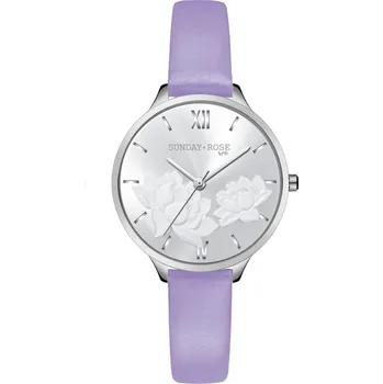 Hodinky Hodinky SUNDAY ROSE Fashion Pastel Violet SUN-F14