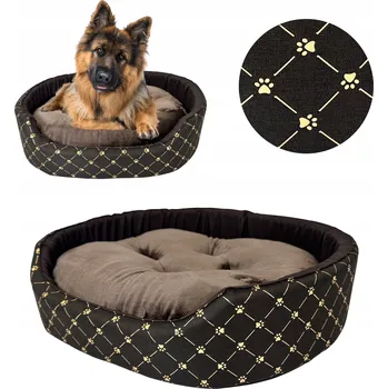 Pelíšek pro psa Šiška pro psy pelíšek hnědý 88 cm x 76 cm