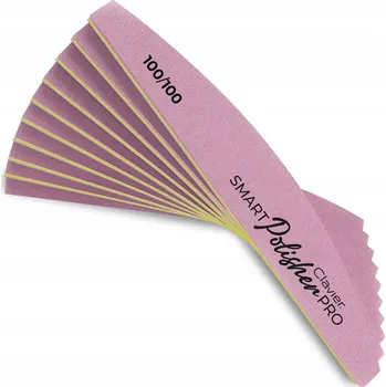 10x Pilník + Leštička 2v1 na nehty Loďka 100/100