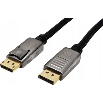 Video kabel ROLINE DisplayPort kabel v.1.2 (HBR2, 4K@60Hz), DP(M) - DP(M), 1m
