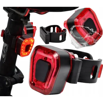 Cyklosvítilna SVĚTLO NA KOLO ZADNÍ LED 5 REŽIMŮ VODĚODOLNÉ