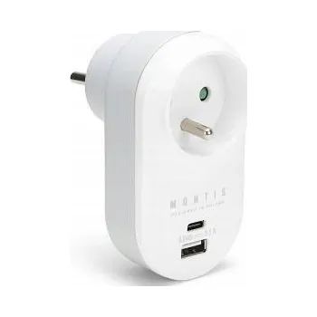 Elektrická zásuvka Elektrická Zásuvka , USB rozbočka Montis Multicolor