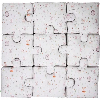 Hrací deka PODLOŽKA NA HRANÍ S POLŠTÁŘI 145 X 145 X 10 CM LULANDO ART FOREST