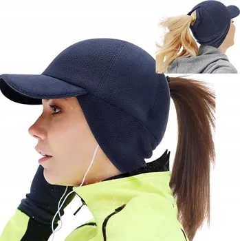 Čepice Běžecká čepice s kšiltem, sportovní, tréninková, ochrana uší