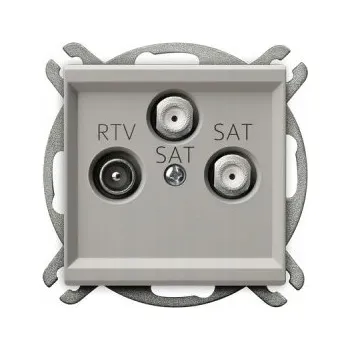 Elektrická zásuvka Anténní zásuvka nástěnná Ospel béžová