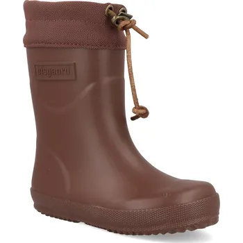 Chlapecké holínky Barefoot dětské zateplené holínky Bisgaard - thermo bordeaux vínové Velikost: 24