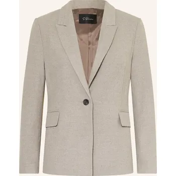 Dámské sako S.Oliver Black Label Dámský Flanelový Blejzr, světle šedá, 34