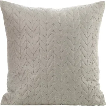 Povlak na polštářek Dekorační povlak na polštář LUIZ4 40x40 Eurofirany béžový prošívaná do stromečku