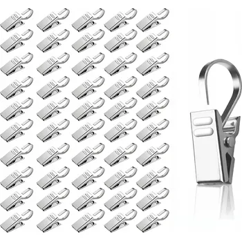 Věšák VĚŠÁKY S KLIPY HÁČKY NA OBLEČENÍ DO SKŘÍNĚ SVORKY KOVOVÉ NA ODĚVY 10x 10 Ks