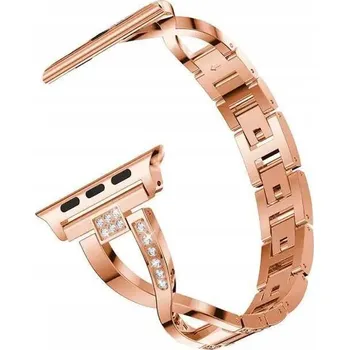 Řemínek na hodinky Řemínek Bestphone pro Apple, růžový