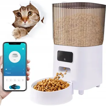 Miska pro psa Automatický dávkovač krmiva NUXIE, kovový, 5 ml