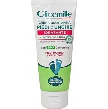 Péče o nohy Glicemille hydratační krém na nohy heřmánek, glycerin a urea (močovina) 100 ml