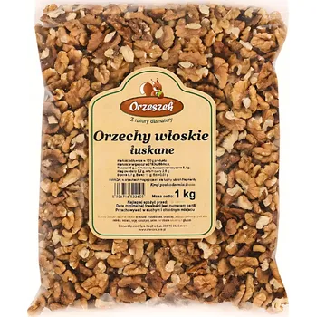 Vlašské ořechy loupané Orzeszek 1kg čerstvé přírodní 1000g vlašských ořechů
