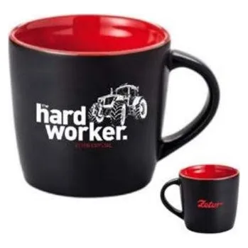 Hrnek 'Hardworker' černý Zetor