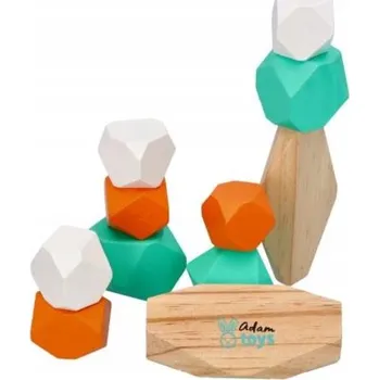 Hračka pro nejmenší Adam Toys Hra zručnosti Balanční kameny Hračka pro děti 18m+