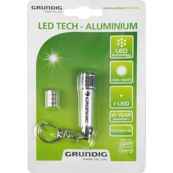 Svítilna LED TURISTICKÁ SVÍTILNA S KARABINOU GRUNDIG 4xAG3