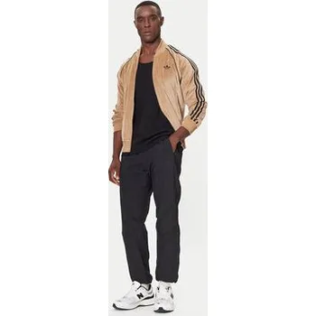 Dámská mikina adidas Mikina SST adicolor Velour JX1561 Béžová Loose Fit XL