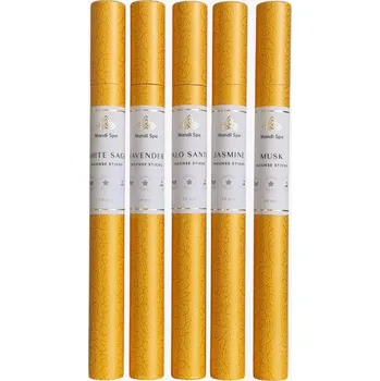 Čajovna Sada vonných tyčinek: PALO SANTO, BÍLÁ ŠALVĚJ, LEVANDULE, JASMÍN, PIŽMO