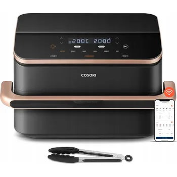 fritéza Cosori TwinFry Dual Air Fryer 2800W 10 l černá