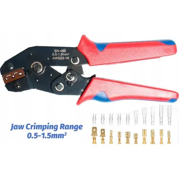 IP kamera LISOVACÍ SVORKA PRO KONEKTORY 450 KUSŮ SADA NÁŘADÍ PRO KABELY KONEKTORŮ