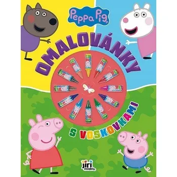 omalovánky Prasátko Peppa - Omalovánky s voskovkami
