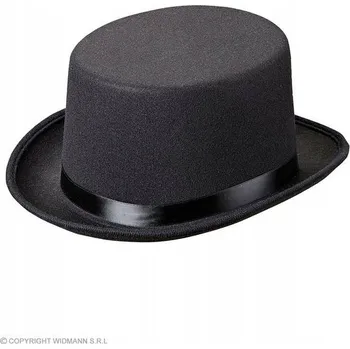 Klobouk cylindrický černý klasický plst