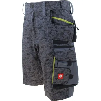 Pracovní obuv Pracovní kalhoty Engelbert Strauss šedé, krátké s kapsami, velikost vel.