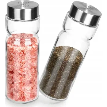 Dóza na potraviny Sada SOLNIČKA PEPŘENKA kořenka, dózy na sůl a pepř, velká