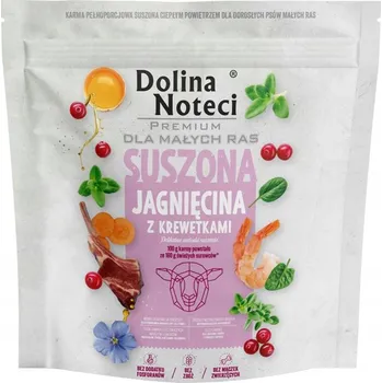 Krmivo pro psa Dolina Noteci Premium Adult Mini Sušené Krmivo s jehněčím a krevetami 1kg