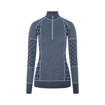 Dámské tričko Kari Traa Smekker H/Z Women IRIS/PASTEL LIGHT BLUE modrá M