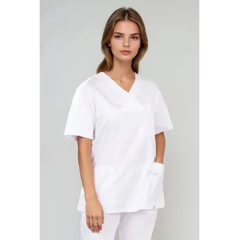 Zdravotnický oděv 2P SERVIS Halena dámská Julia Satin Bílá XXL