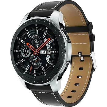 Řemínek na hodinky Enem Kožený CLASSIC rychloupínací řemínek 20mm - Černý IR-AWGW-0661