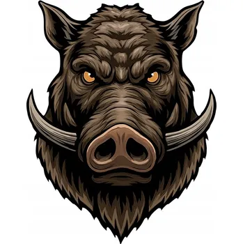 Samolepicí dekorace na vozidlo Fóliová NÁLEPKA na auto | Zuřivý divočák Wild off road 14x11 cm