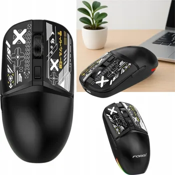 Bezdrátová počítačová Myš Forev -210, černá, 2,4G, bezdrátová + Bluetooth
