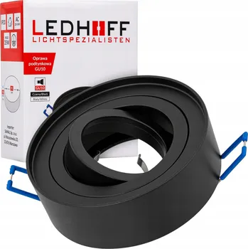 Bodové svítidlo Bodové kulatý svítidlo Ledhoff černé