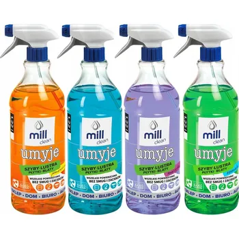 Čisticí prostředek na okna Mill Clean čistič na okna, zrcadla a glazuru mix 4,88l
