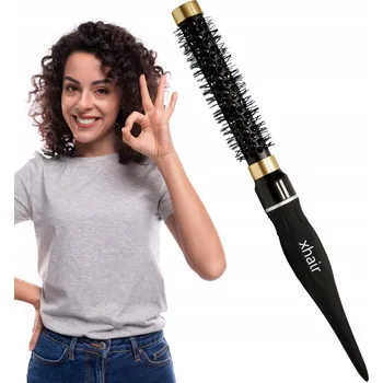 kartáč na vlasy KULATÝ kartáč na vlasy MALÝ pro modelování, sušení a úpravu účesu, LEHKÝ, 15 mm