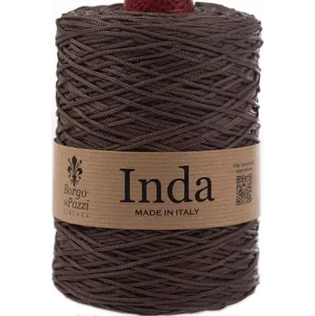 Příze Borgo de Pazzi Inda 41 Čokoládová (Špagátová příze Inda 41 Čokoládová)