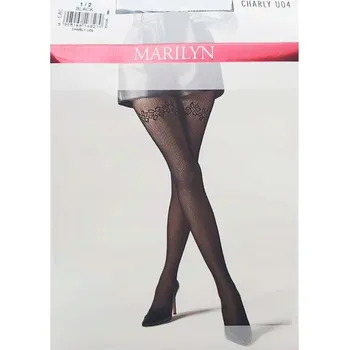 Dámské punčochy Kabaretky Punčocháče Marilyn U04, 20den, černé, velikost 1/2