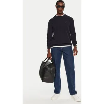 Pánský svetr Tommy Hilfiger Svetr MW0MW36347 Tmavomodrá Regular Fit M