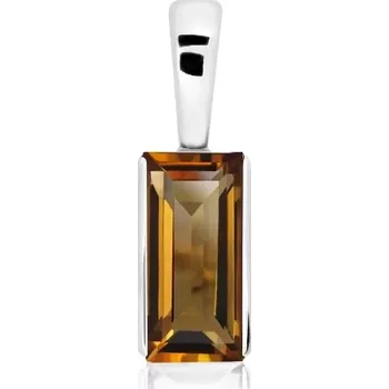 Přívěsek Anat S Cognac Quartz - stříbrný přívěsek s quartzem