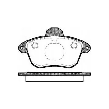 Brzdová destička Brzdové destičky ROADHOUSE PEUGEOT 605 2401.04