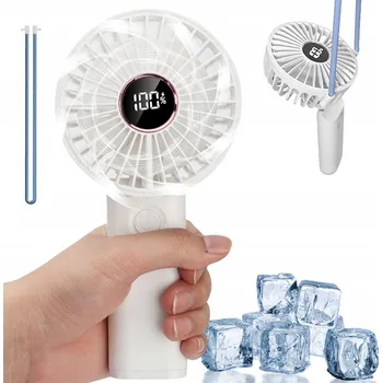 Vzduchotechnika MINI PŘENOSNÝ VENTILÁTOR DO RUKY 180° NASTAVITELNÝ S BATERIÍ 3600MAH