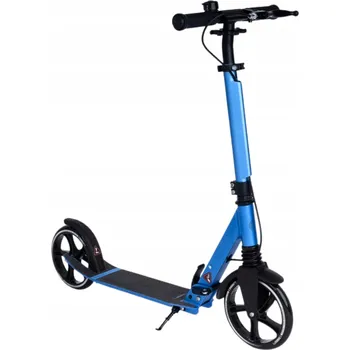 Koloběžka Skládací koloběžka do města s brzdou, modrá, velká, ABIKO